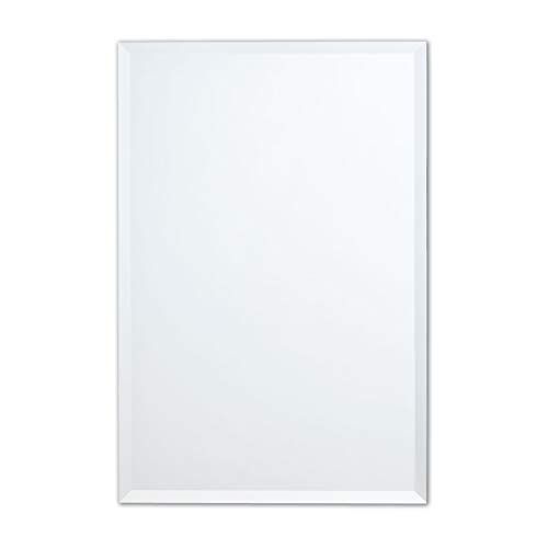 The Better Bevel Frameless Rectangle Wall Mirror | Bathroom, Vanity Pertaining To Cut Corner Frameless Beveled Wall Mirrors (View 4 of 15)