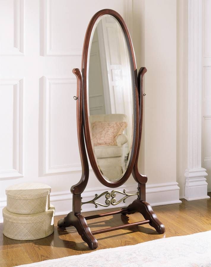 The Cheval Mirror A Classic Choice With Many Possibilities | My Decorative For Antique Iron Standing Mirrors (View 14 of 15)