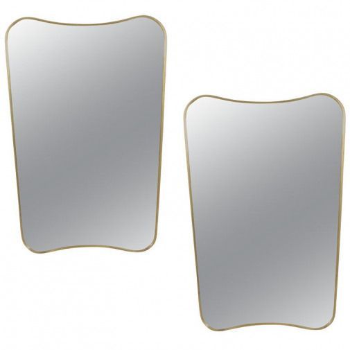 The Dopeshow! 1stdibs | Pair Of Gio Ponti Mirror From Hotel Bristol # Intended For Bristol Accent Mirrors (View 9 of 15)