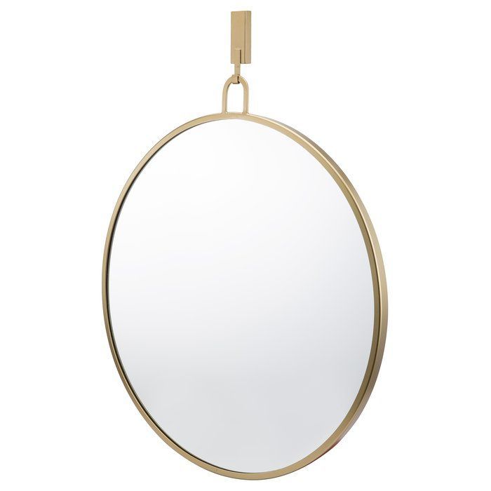 Theodore Modern & Contemporary Accent Mirror | Round Wall Mirror Within Levan Modern &amp; Contemporary Accent Mirrors (View 13 of 15)