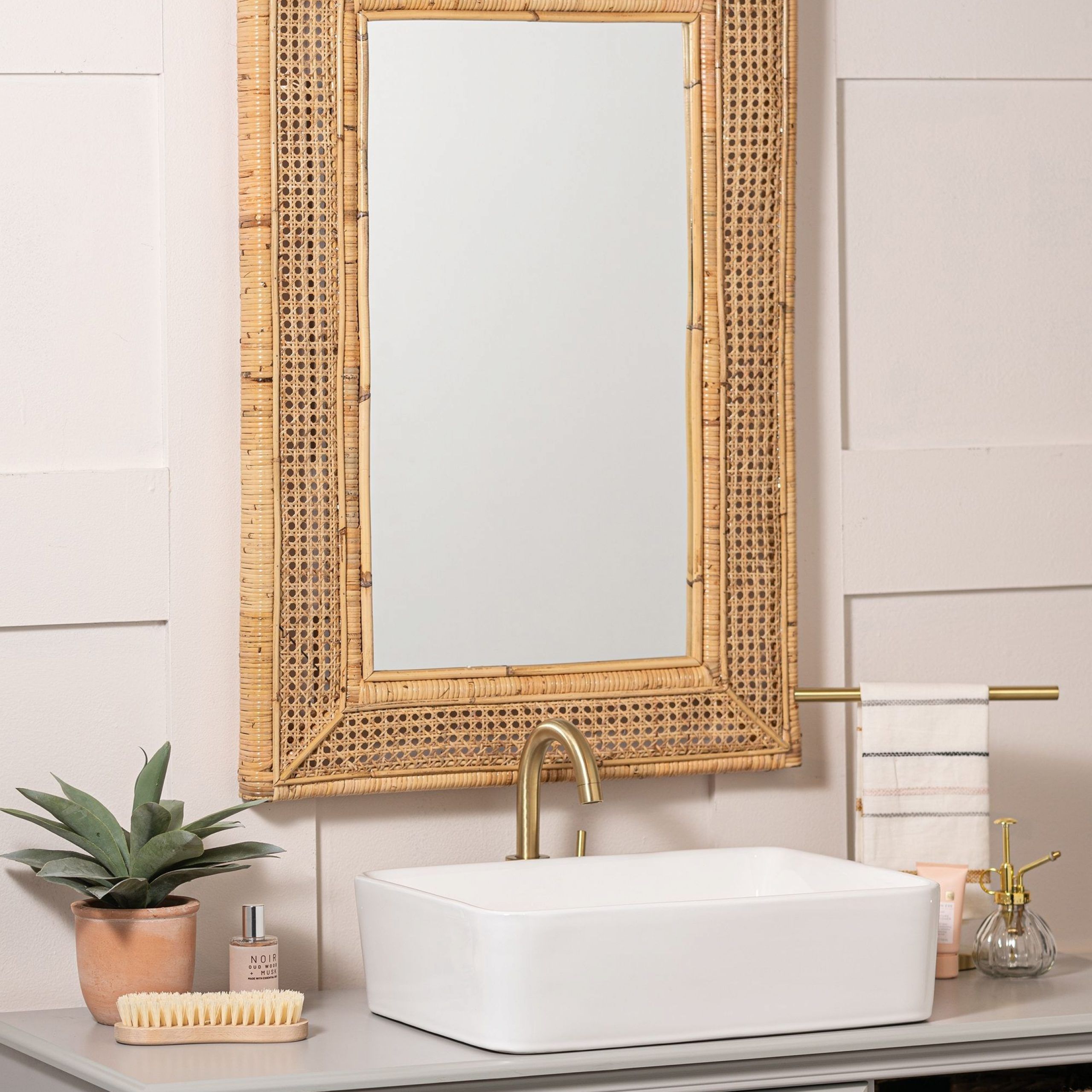 Therese Mirror | Mirror Wall, Rattan, Mirror Throughout Rattan Wrapped Wall Mirrors (View 10 of 15)