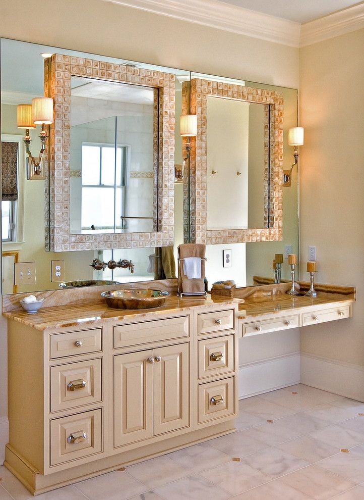 Traditional Bathroom Inspiration Elegant Vanity Mirror Inside Mexborough Bathroom/vanity Mirrors (View 14 of 14)