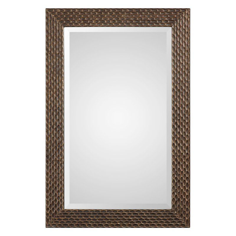 Traditional Rectangle Accent Mirror | Framed Mirror Wall, Accent With Regard To Bronze Rectangular Wall Mirrors (View 2 of 15)