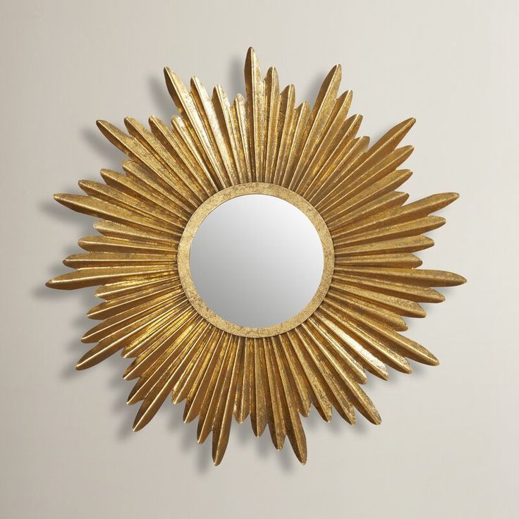 Traditional Sunburst Wall Mirror | Sunburst Mirror, Mirror Wall, Gold In Brylee Traditional Sunburst Mirrors (View 9 of 15)