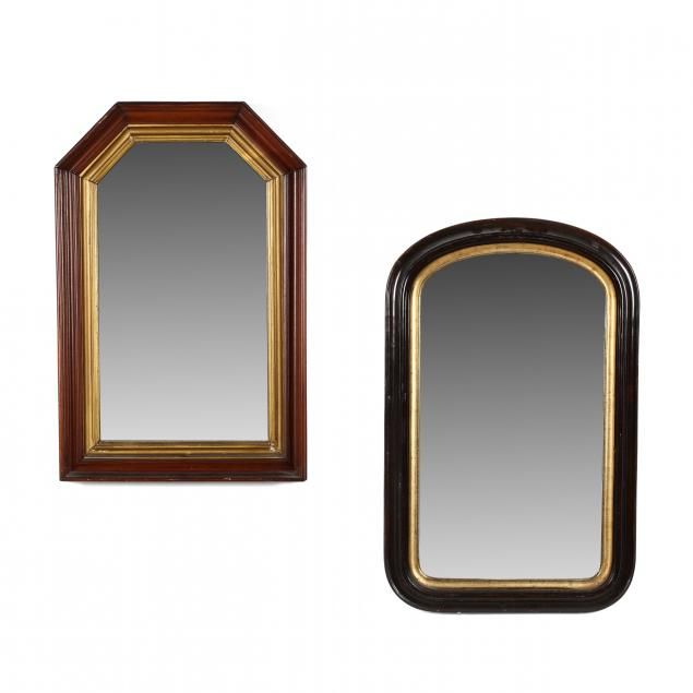 Two Victorian Shaped Wall Mirrors (lot 427 – End Of Summer Gallery For Northend Wall Mirrors (View 8 of 15)