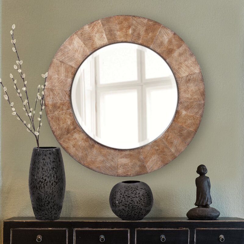 Union Rustic Salvaggio Beveled Rustic Accent Mirror | Wayfair Inside Shildon Beveled Accent Mirrors (View 11 of 15)
