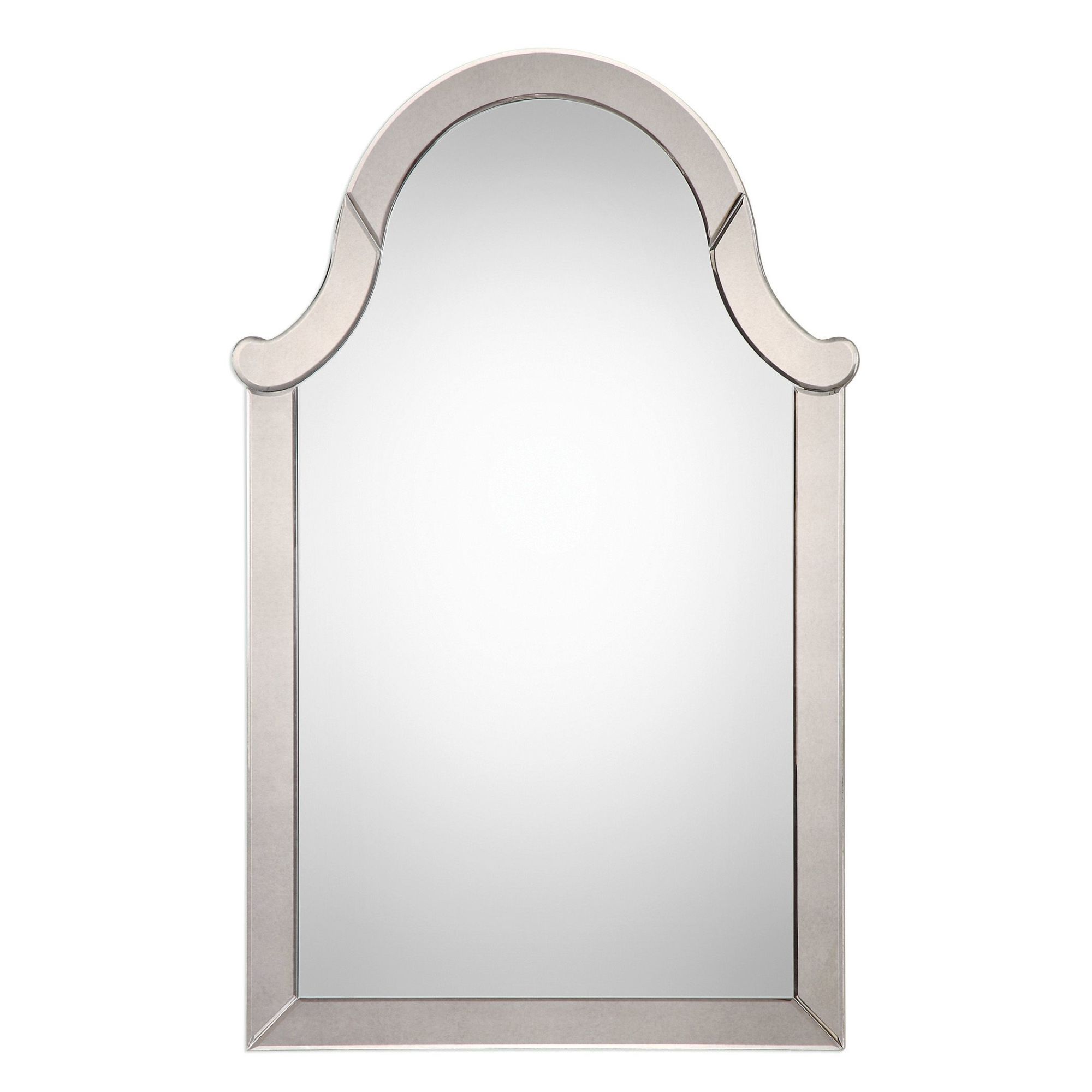 Uttermost 09214 Gordana Large Elegant Arched Top Wall Mirror – Walmart Regarding Arch Oversized Wall Mirrors (View 2 of 15)