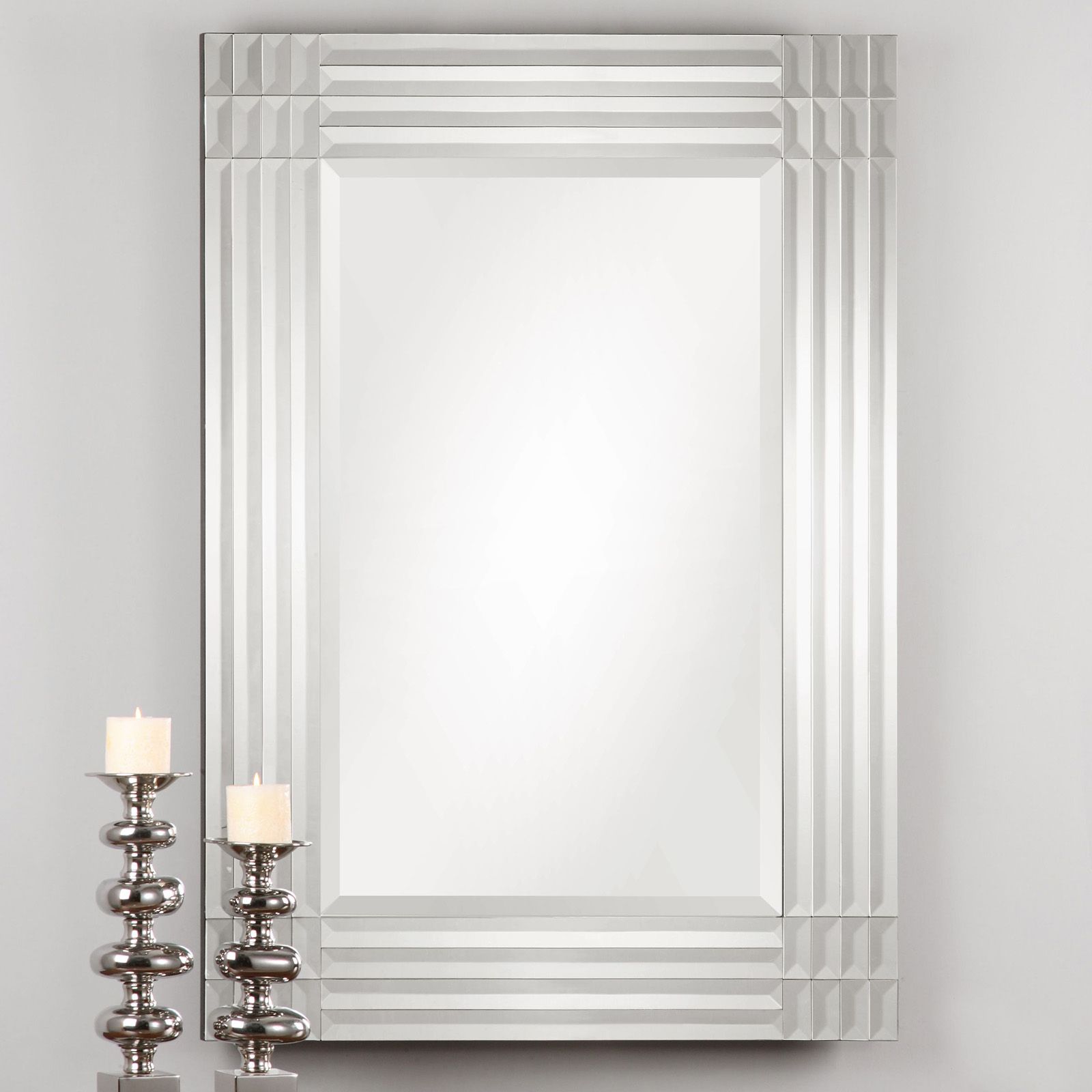 Uttermost Amelina Beveled Frameless Mirror – 35w X 47h In (View 14 of 15)