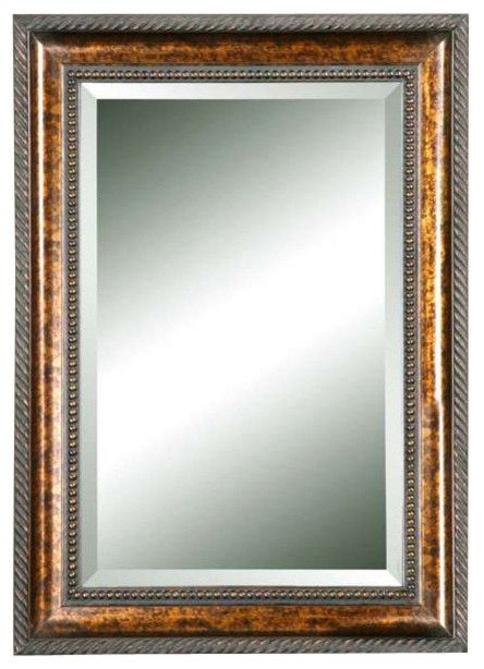 Uttermost Sinatra Gold Vanity Mirror – Traditional – Bathroom Mirrors Throughout Gold Bamboo Vanity Wall Mirrors (View 9 of 15)
