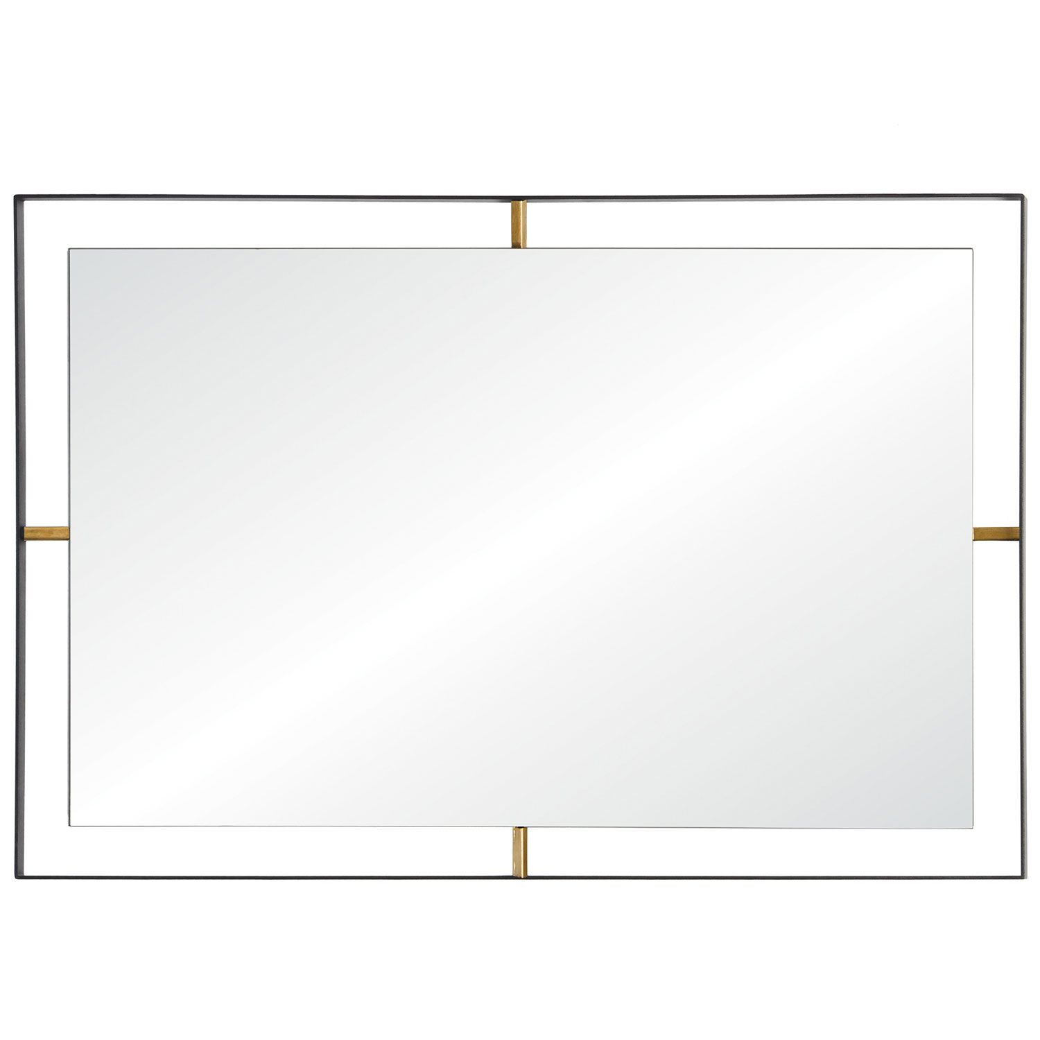 Varaluz Casa Framed Matte Black Rectangle Mirror 610030 | Bellacor Inside Matte Black Square Wall Mirrors (View 2 of 15)