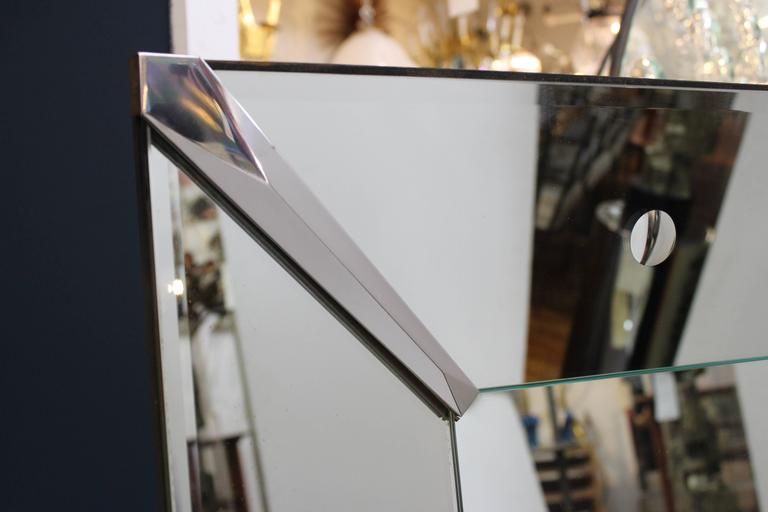 Venetian Mirror With Scalloped Edges At 1stdibs Intended For Cut Corner Edge Wall Mirrors (View 1 of 15)
