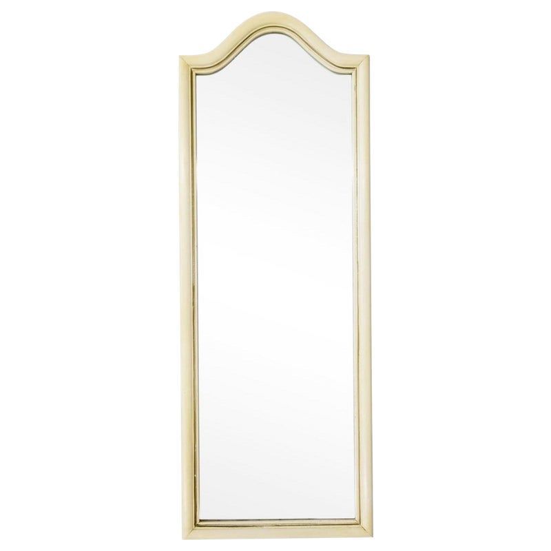Vintage Mid Century Basset Tall Arched Painted Mirror | Mirror Wall For Waved Arch Tall Traditional Wall Mirrors (View 3 of 15)