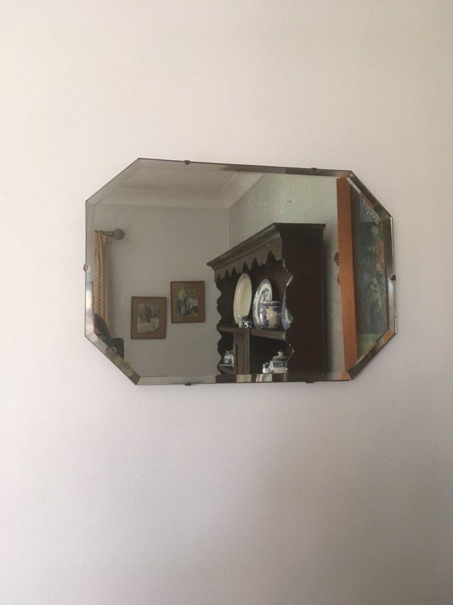 Vintage Retro Frameless Wall Mirror | Mirror Wall, Retro Vintage, Old In Traditional Frameless Diamond Wall Mirrors (View 10 of 15)