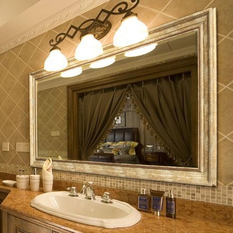 Vintage Us Style Frame Vanity Mirror Dfs 12 | Led Mirror Manufacturer Pertaining To Led Backlit Vanity Mirrors (View 7 of 15)