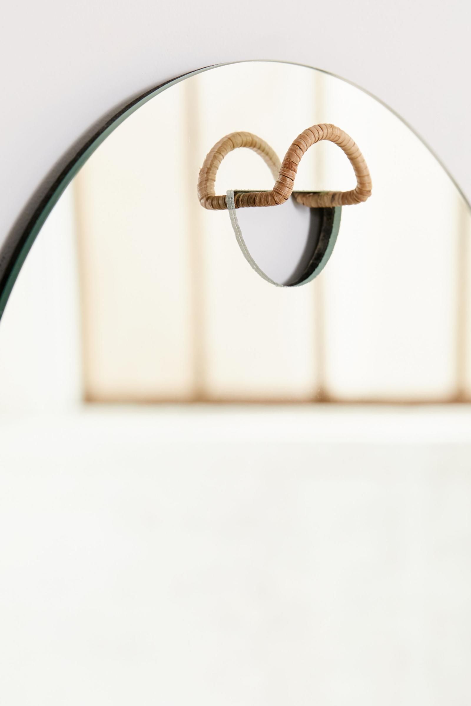 Walden Wrapped Rattan Round Wall Mirror | Urban Outfitters Singapore In Rattan Wrapped Wall Mirrors (View 12 of 15)