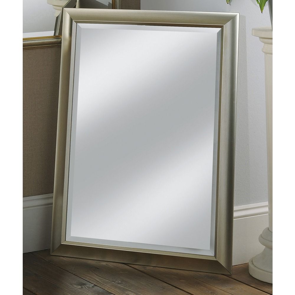 Wall Mirror: Milford Silver Framed Wall Mirror|select Mirrors Regarding Silver High Wall Mirrors (View 4 of 15)