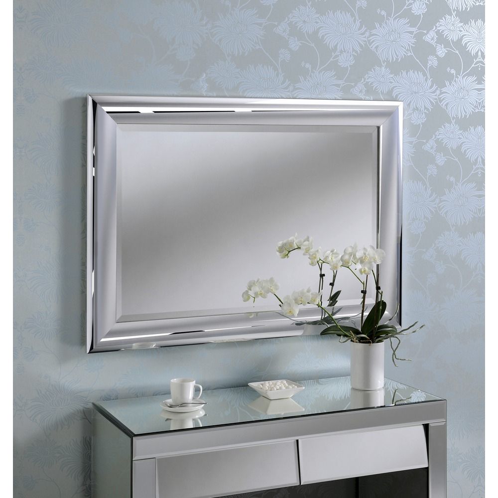 Wall Mirror: Moda Chrome Framed Mirror|select Mirrors Regarding Two Tone Bronze Octagonal Wall Mirrors (View 8 of 15)