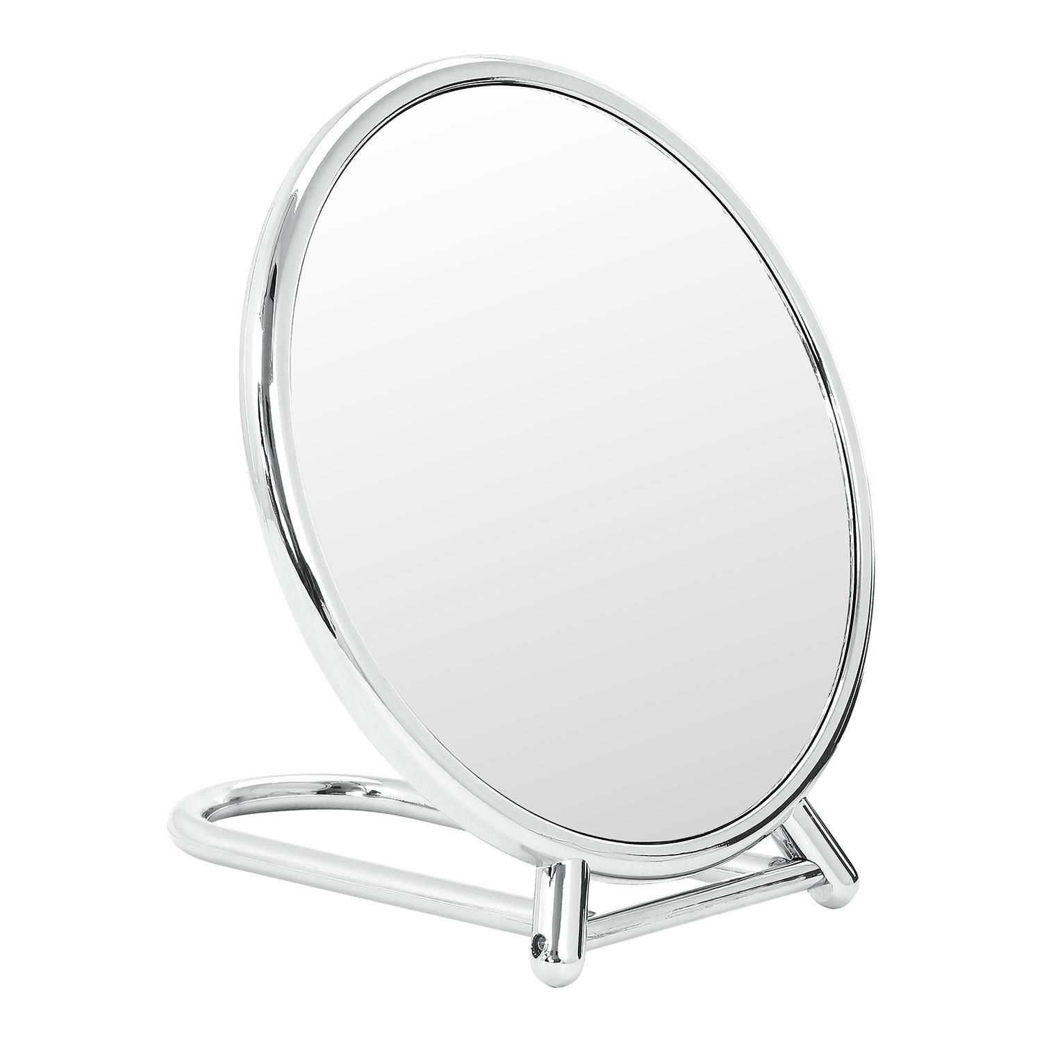 Wall Mounted Standing Bathroom Shaving Make Up Adjustable Chrome Round For Single Sided Chrome Makeup Stand Mirrors (View 12 of 15)