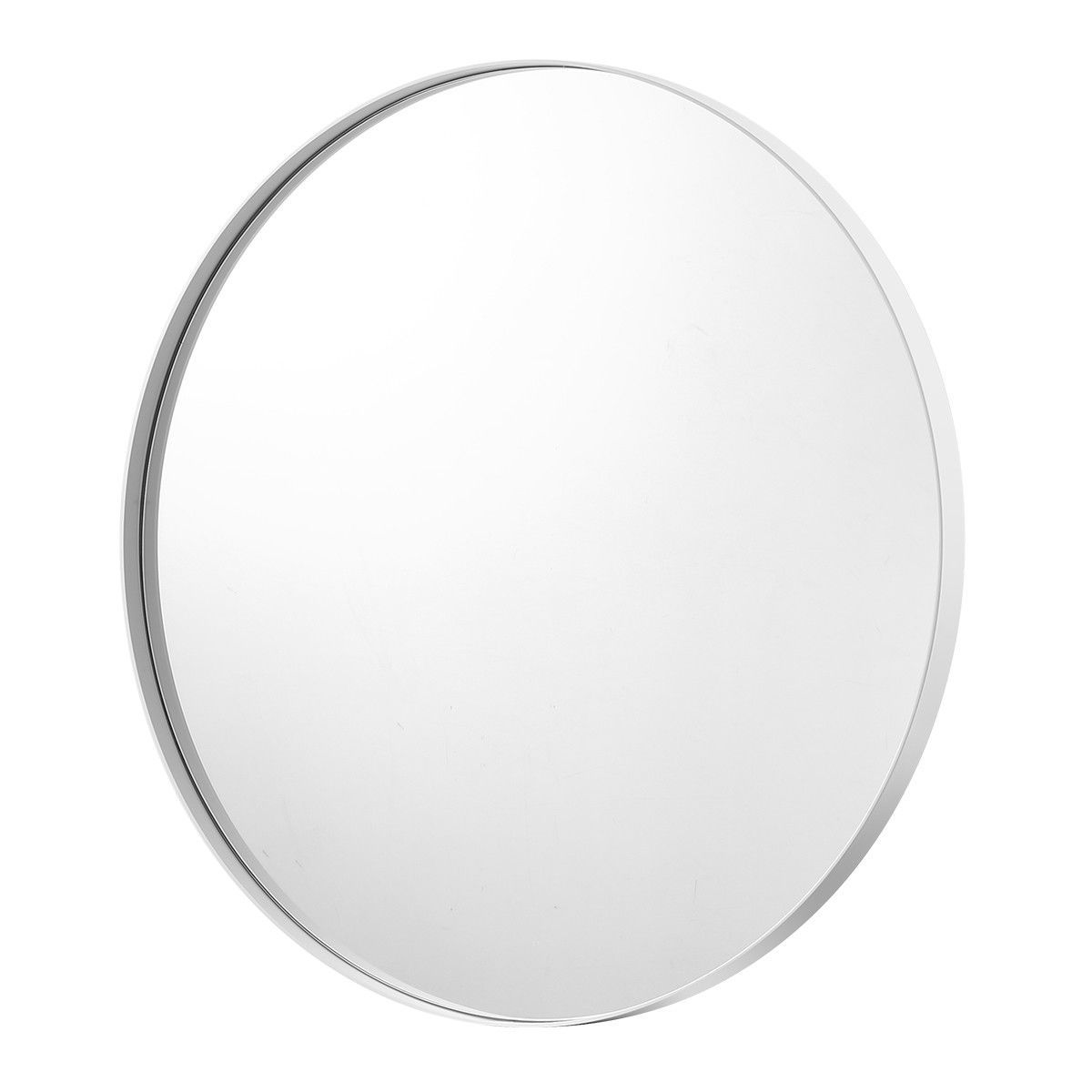 White Large Round Mirror Decorative Wall Mirror 80cm | Crazy Sales Pertaining To Stitch White Round Wall Mirrors (View 14 of 15)