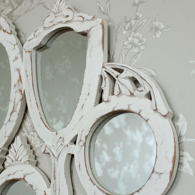 White Vanity Wall Mirror Inside White Decorative Vanity Mirrors (View 14 of 15)