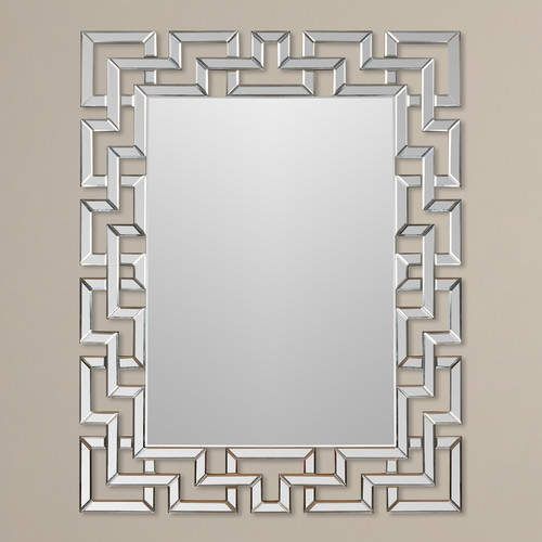 Willa Arlo Interiors Caja Rectangle Glass Frame Wall Mirror | Mirror For Eriq Framed Wall Mirrors (View 1 of 15)