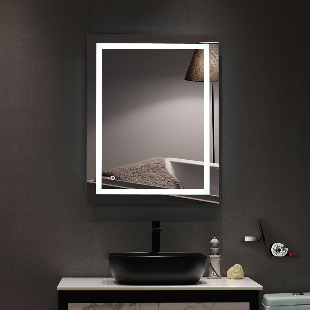 Zimtown Light Strip Touch Led Bathroom Mirror Anti Fog 36x28 In Inside Back Lit Oval Led Wall Mirrors (View 10 of 15)