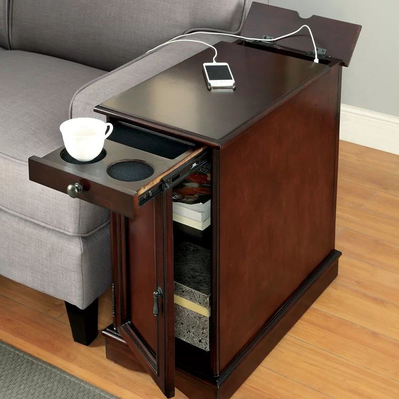 10 Best Charging End Tables For 2022 | Apartment Therapy For Coffee Tables With Charging Station (View 1 of 15)