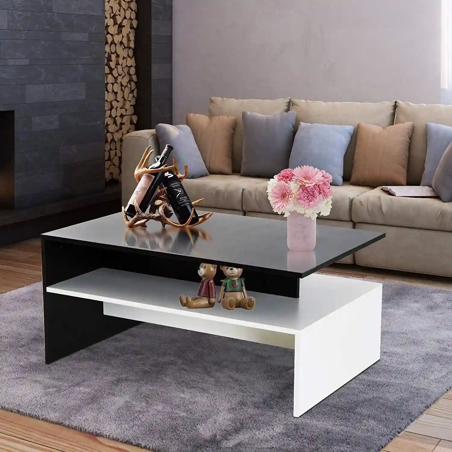 2 Tier Modern Coffee Table | Bekal Interior With Modern 2 Tier Coffee Tables Coffee Tables (View 5 of 15)