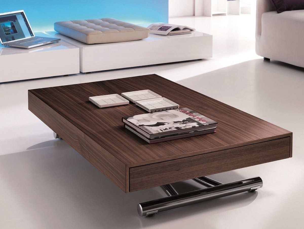 Adjustable Height Coffee Table – Visualhunt With Shape Adjustable Coffee Tables (View 9 of 15)