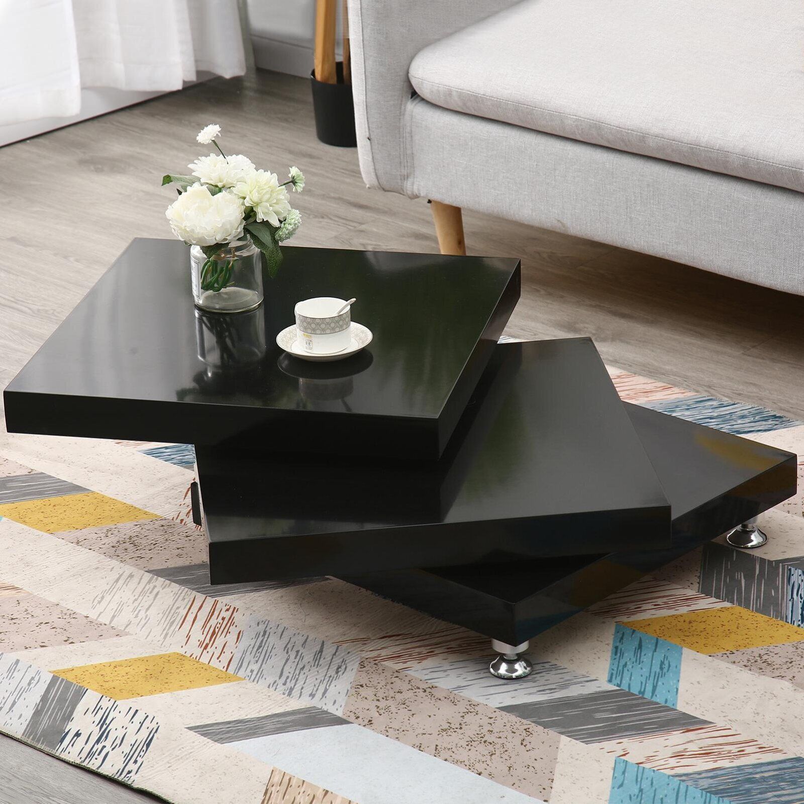 Black Square Coffee Table – Ideas On Foter Within Black Square Coffee Tables (View 3 of 15)