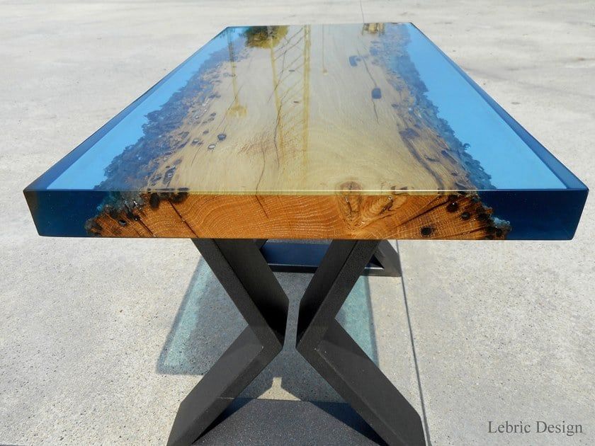 Briccola Wood And Resin Coffee Table Muranoantico Trentino Throughout Resin Coffee Tables (View 13 of 15)