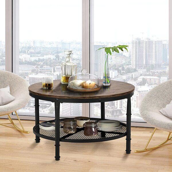 Center Table For Living Room | Wayfair With Regard To Glass Open Shelf Coffee Tables (View 10 of 15)