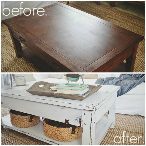 Coffee Table Makeover  Part One | Coffee Table Makeover, Painted Coffee  Tables, Kitchen Table Makeover For Paint Finish Coffee Tables (View 6 of 15)