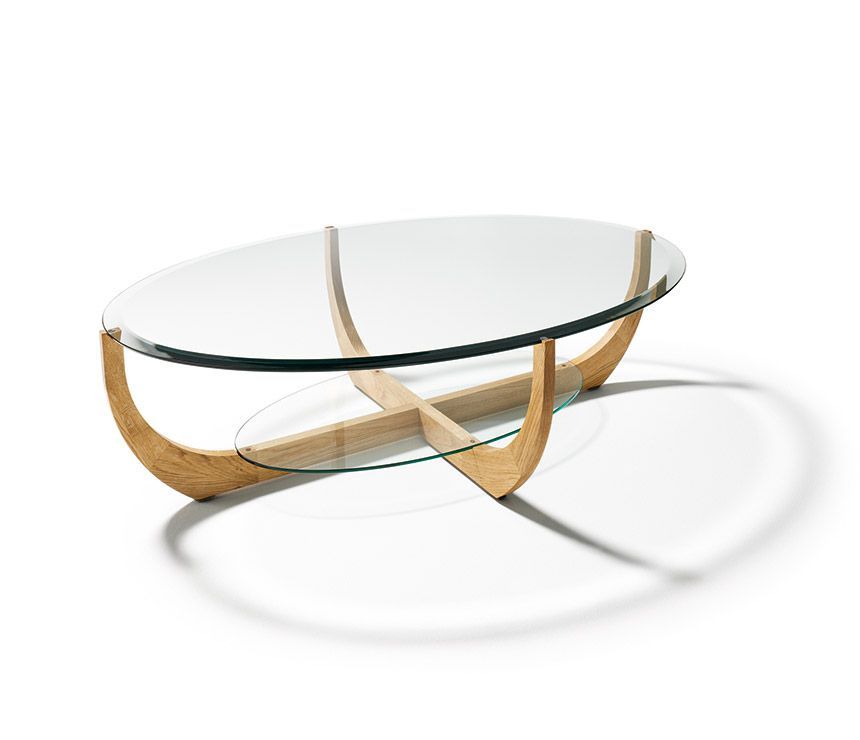 Coffee Table Oval Glass | Luxury Glass Coffee Table – Team7 Juwel –  Wharfside Furniture | Couchtisch Glas, Couchtisch Metall, Wohnzimmertische Throughout Glass Oval Coffee Tables (View 5 of 15)