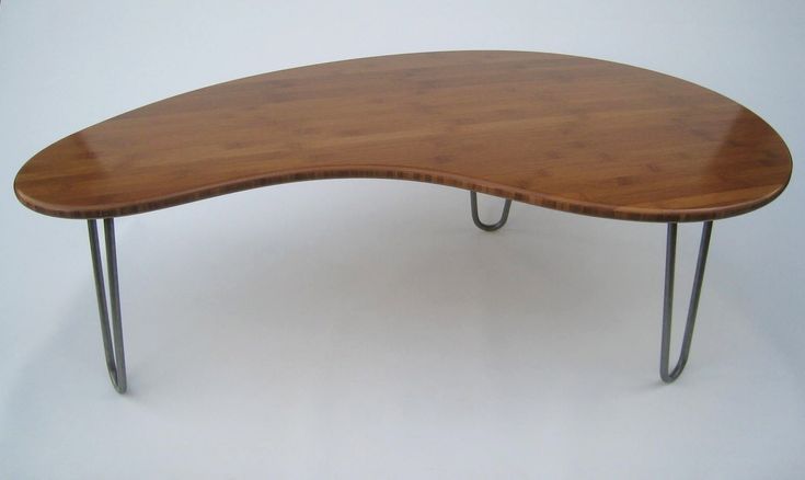 Custom Kidney Bean Coffee Table – Caramelized – Mid Century Modern – Eames  … | Mid Century Modern Coffee Table, Mid Century Coffee Table Danish  Modern, Coffee Table Pertaining To Caramalized Coffee Tables (View 13 of 15)