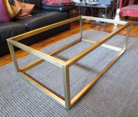 Custom Metal – Modern Coffee Table Baseandrew Stansell Design |  Custommade With Regard To Metal Base Coffee Tables (View 4 of 15)