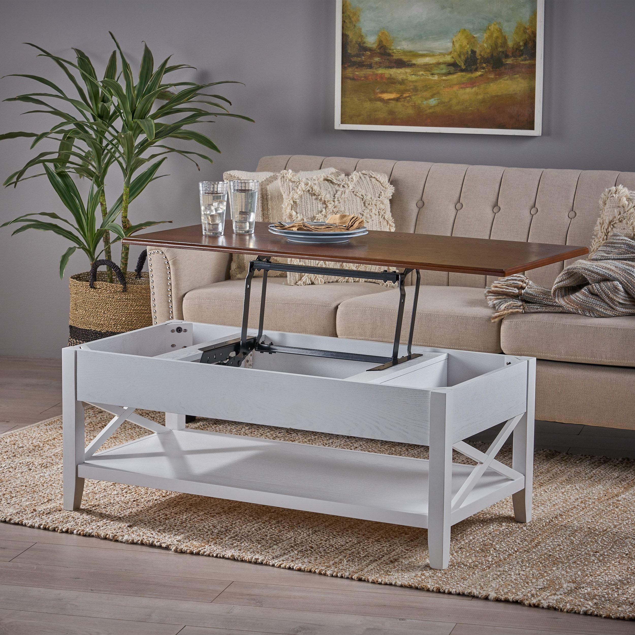 Decatur Farmhouse Lift Top Coffee Tablechristopher Knight Home – On  Sale – Overstock – 26292450 Pertaining To Lift Top Coffee Tables (View 4 of 15)
