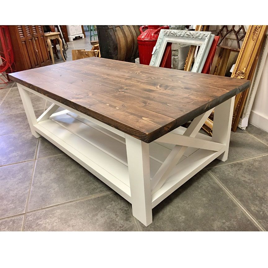 Farmhouse Coffee Table – Pine+main Intended For Farmhouse Style Coffee Tables (View 11 of 15)
