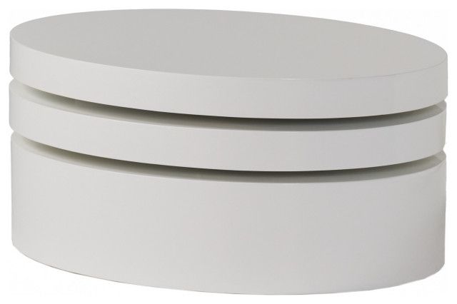 Gdf Studio Kendall Oval Mod Swivel Coffee Table – Contemporary – Coffee  Tables  Gdfstudio | Houzz With Oval Mod Rotating Coffee Tables (View 10 of 15)