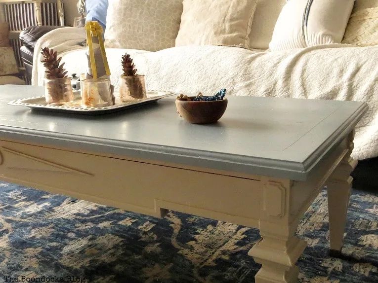 How To Re Invent Your Old Coffee Table With Paint – The Boondocks Blog With Regard To Paint Finish Coffee Tables (View 1 of 15)