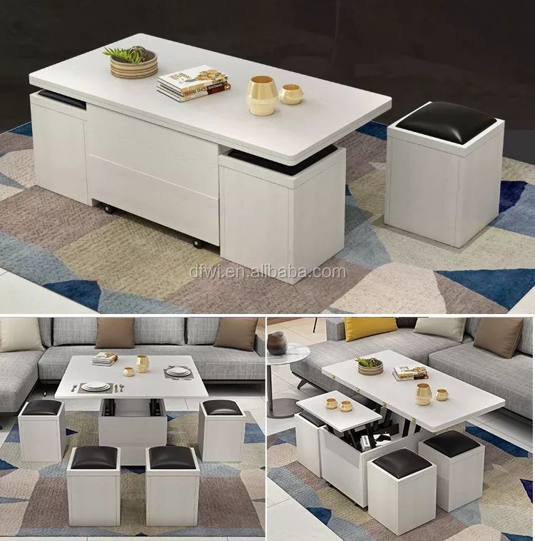 Living Room Furniture Melamine Board Wooden Fold End Table Coffee Table –  Buy Fold Coffee Table,fold End Table,melamine Board Coffee Table Product On  Alibaba Regarding Melamine Coffee Tables (View 8 of 15)