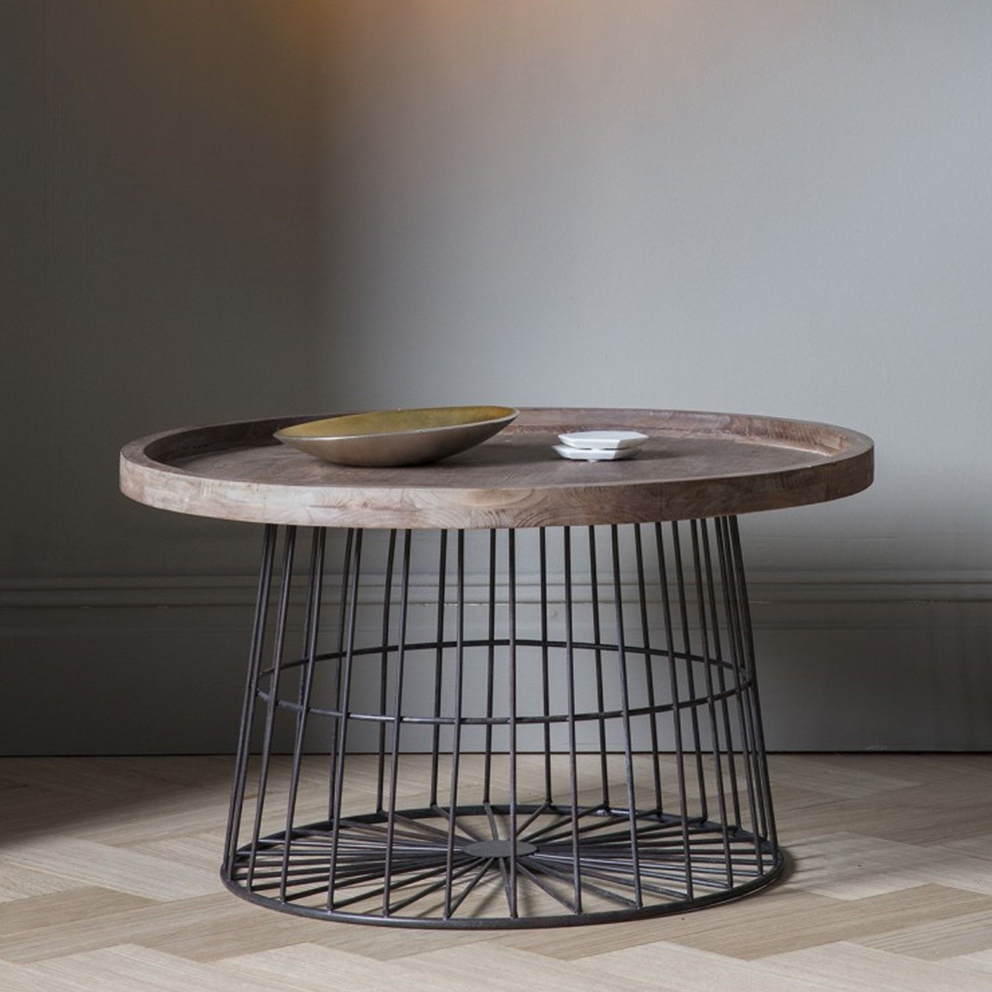 Menzies Coffee Table | Round Coffee Tables | Industrial Coffee Tables With Round Industrial Coffee Tables (View 7 of 15)