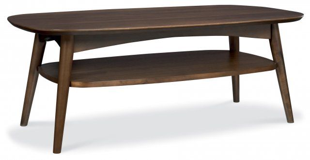 Oslo Walnut Coffee Table With Shelf | Living Room Furniture – Bentley  Designs Uk Ltd Inside Coffee Tables With Shelf (View 6 of 15)