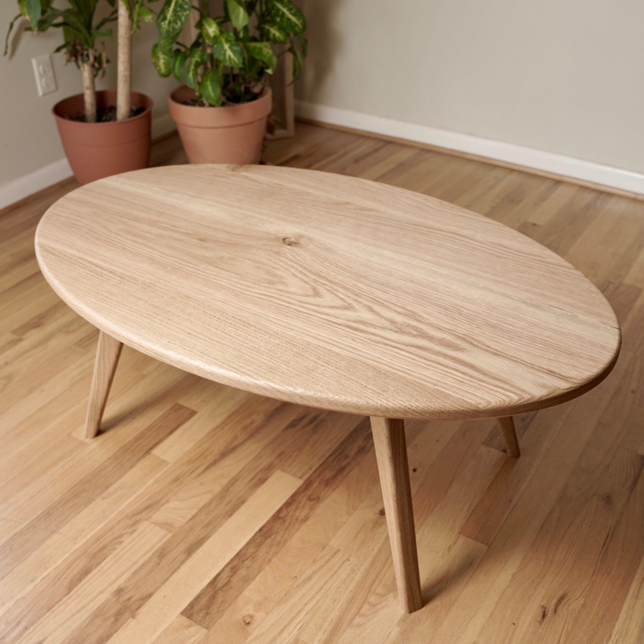 Oval Scandinavian Coffee Table – Etsy For Scandinavian Coffee Tables (View 11 of 15)