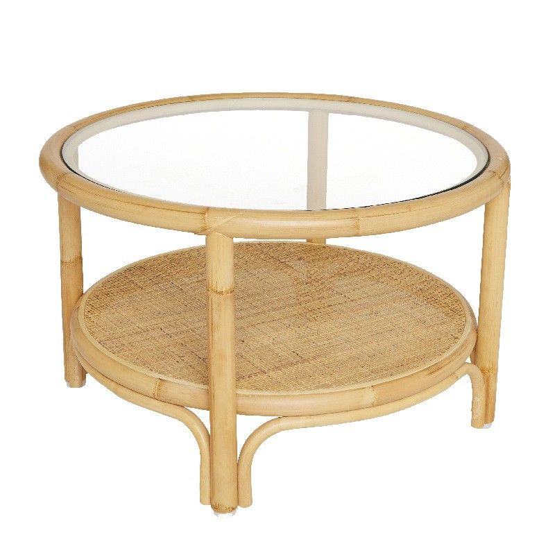 Riviera Rattan Big Coffee Table In Rattan Coffee Tables (View 4 of 15)