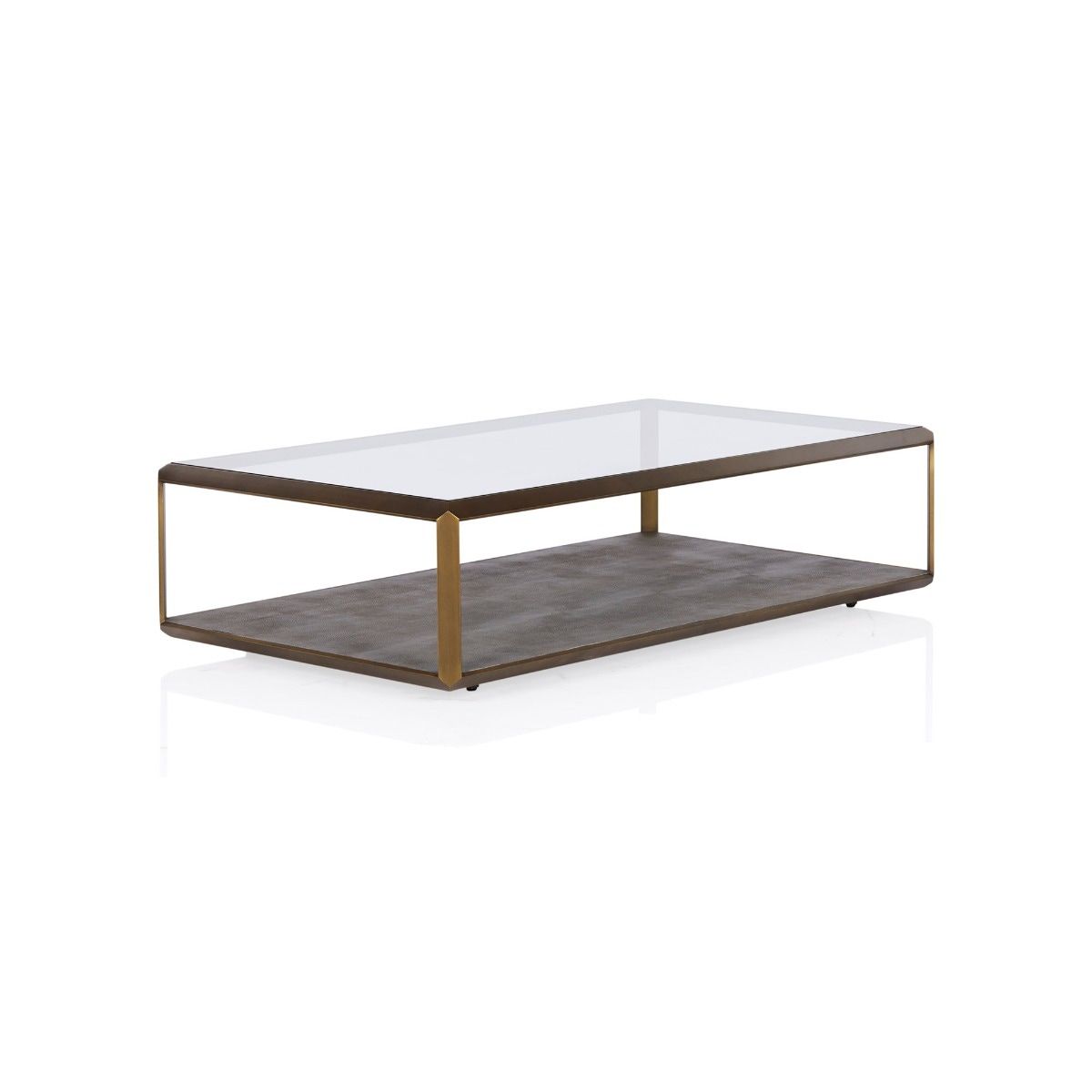 Shop The Max Glass Coffee Table Online In Australia | Coco Republic With Regard To Glass Open Shelf Coffee Tables (View 15 of 15)