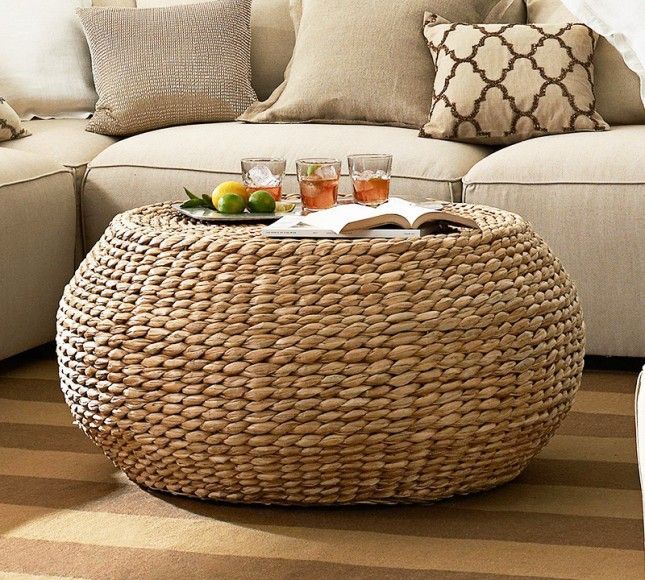 The 40 Most Beautiful Coffee Tables Ever | Coffee Table Pottery Barn, Wicker  Coffee Table, Interior Decorating Tips Throughout Rattan Coffee Tables (View 10 of 15)