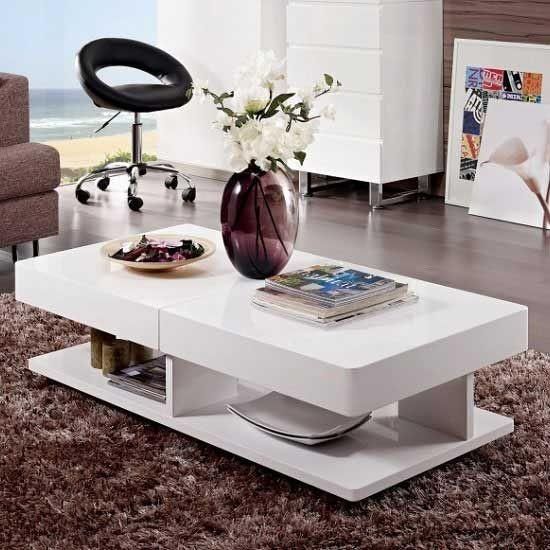 Wooden Coffee Table (finish Colors: White/brown Deco/duco Paint) Regarding Paint Finish Coffee Tables (View 12 of 15)