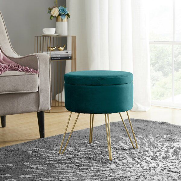 24 Inch Storage Ottoman | Wayfair Intended For 24 Inch Ottomans (View 2 of 15)