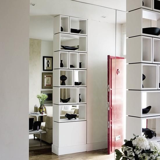 25 Room Dividers With Shelves Improving Open Interior Design And Maximizing  Small Spaces | Modern Room Divider, Fabric Room Dividers, Room Divider Walls For Minimalist Divider Bookcases (View 3 of 15)